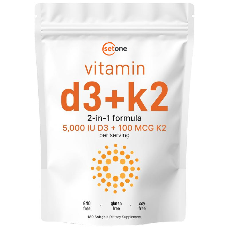 Setone™ Vitamin D3 K2 5000IU
