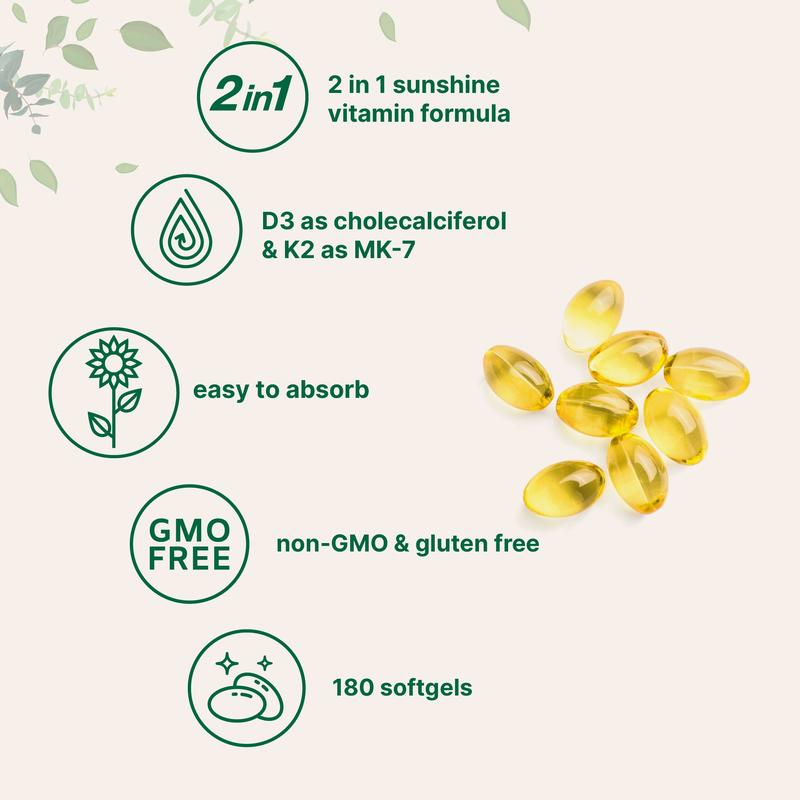 Setone™ Vitamin D3 K2 5000IU