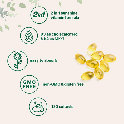 Setone™ Vitamin D3 K2 5000IU